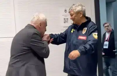 Jurnalist turc i-a sărutat mâna lui Lucescu la Istanbul