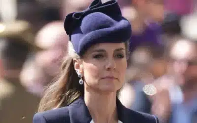 Kate Middleton a depus coroană pentru Regele Charles în ținută elegantă