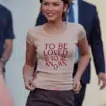 Zendaya surprinde cu tricou cu mesaj la proiecția The Drama