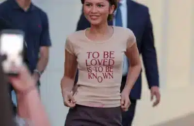 Zendaya surprinde cu tricou cu mesaj la proiecția The Drama