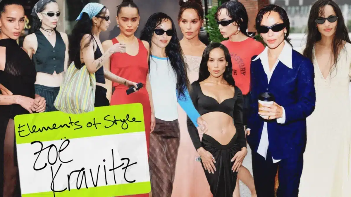 stilul Zoë Kravitz