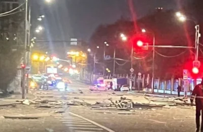 Explozii la 10 kilometri de Kremlin. Moscova zguduita de drone inainte de parada de 9 mai