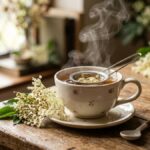 Ceaiul de soc băut înainte de culcare poate fragmenta somnul din cauza efectului diuretic