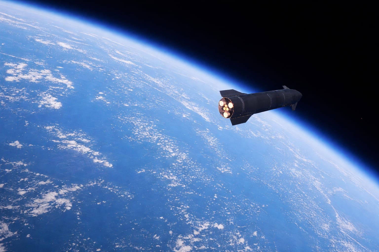 SpaceX a recuperat pentru prima dată o navă Starship intactă după al 13 lea test