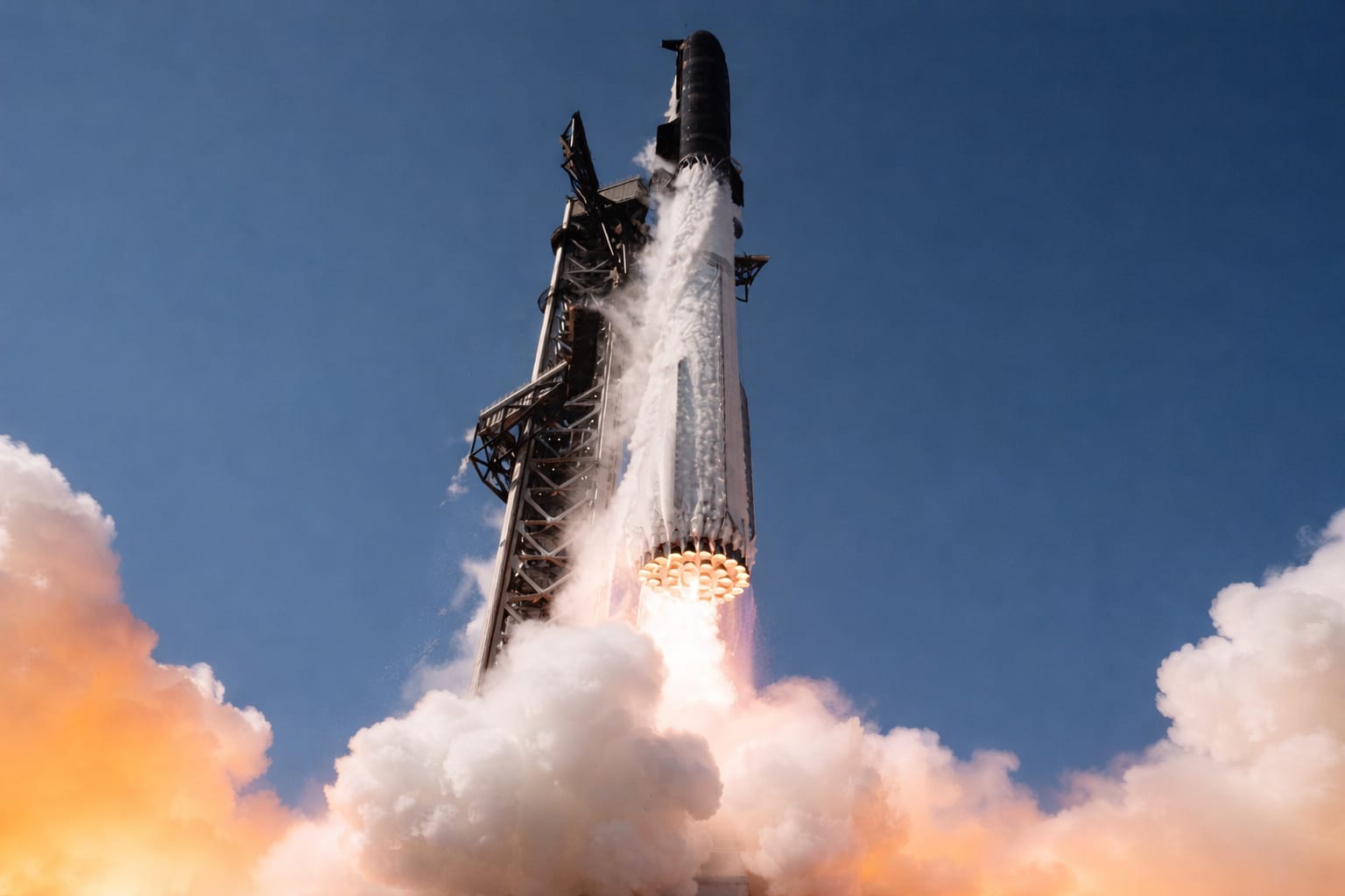 SpaceX lansează zborul 13 al Starship cu 20 de sateliți Starlink V3