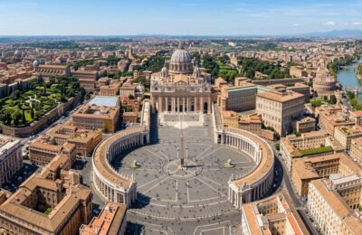 Statul cu 44 de hectare din Roma are cel mult 850 de rezidenți și zero taxe pe venit pentru angajați