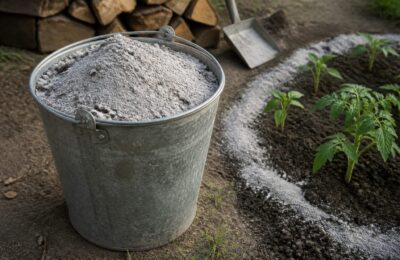 Cenușa de lemn poate fi utilă în grădină, dar numai dacă este folosită corect