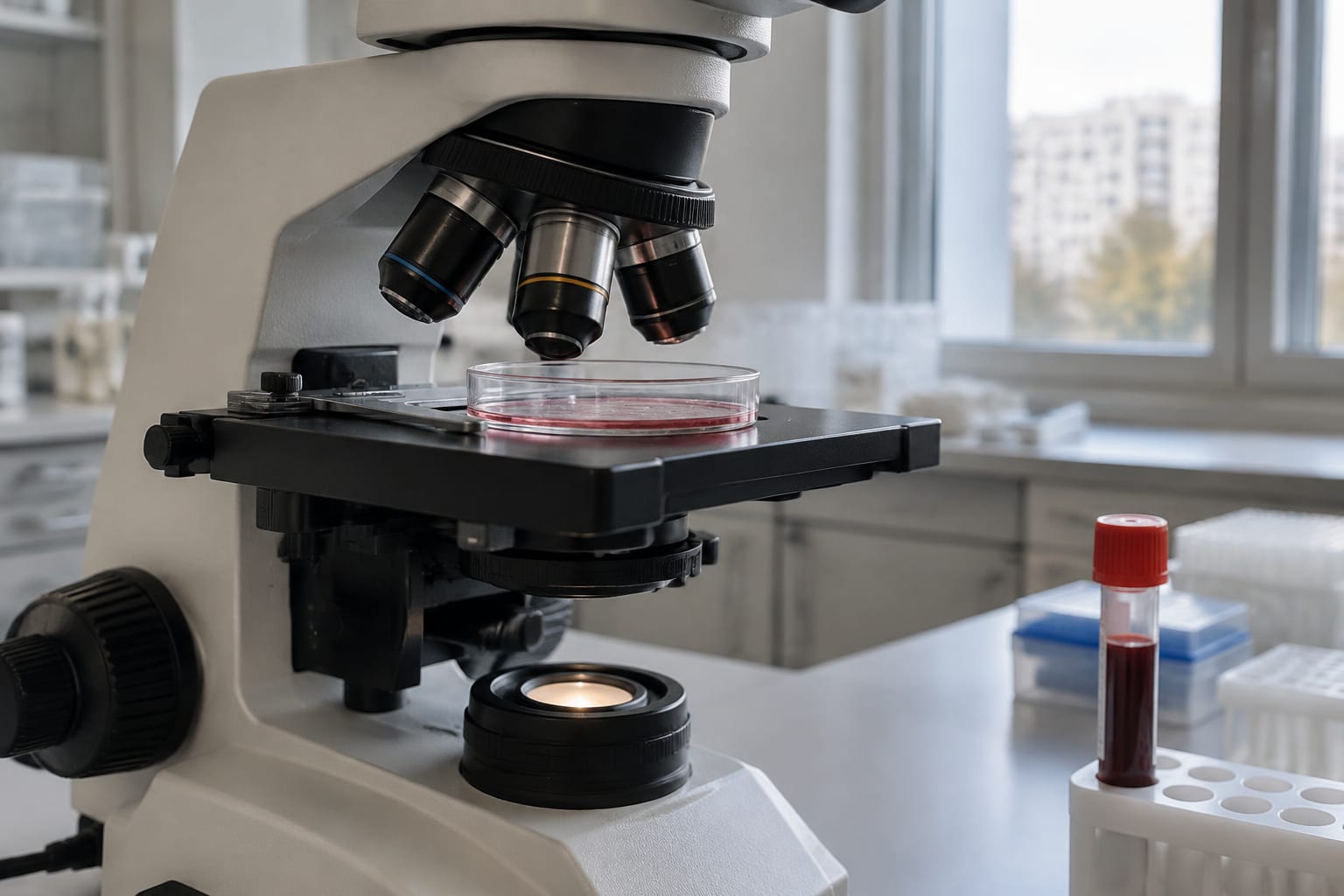 Examinarea unor celule cerebrale la microscop